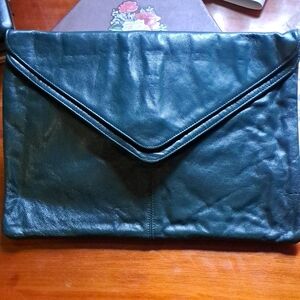 Joan Harper green leather purse